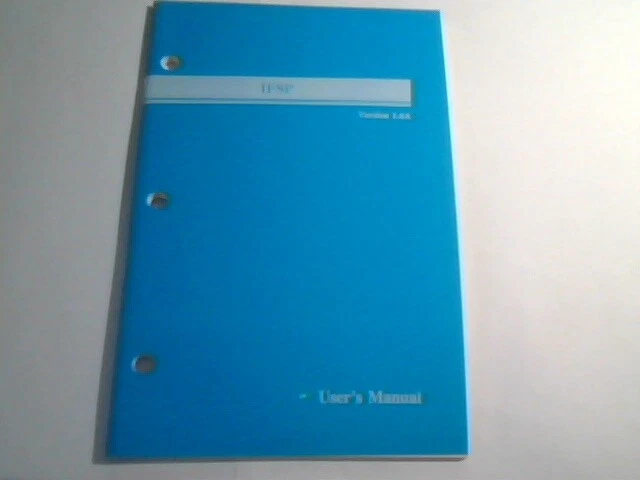User's Manual Guide - IFSP card Version 1.0A adapter