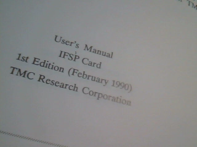 User's Manual Guide - IFSP card Version 1.0A adapter - image 3