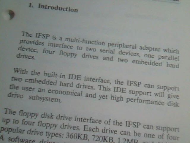 User's Manual Guide - IFSP card Version 1.0A adapter - image 4