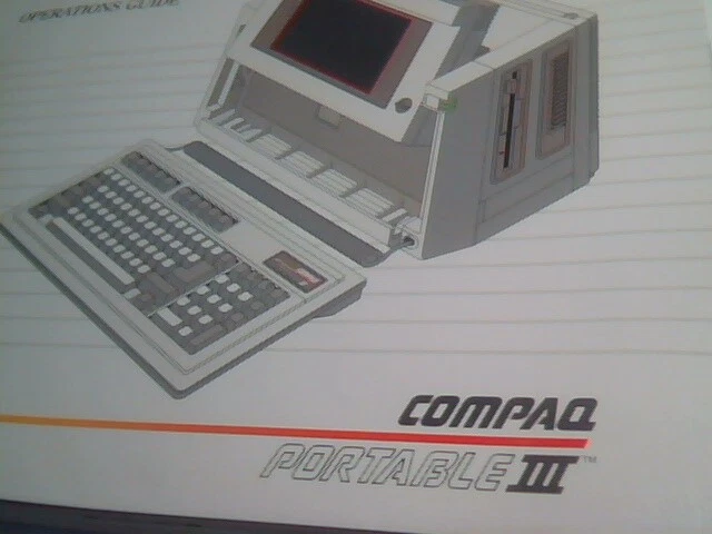 Rare Vintage - Compaq Operations Guide - Portable III 3 Personal Computer - image 3