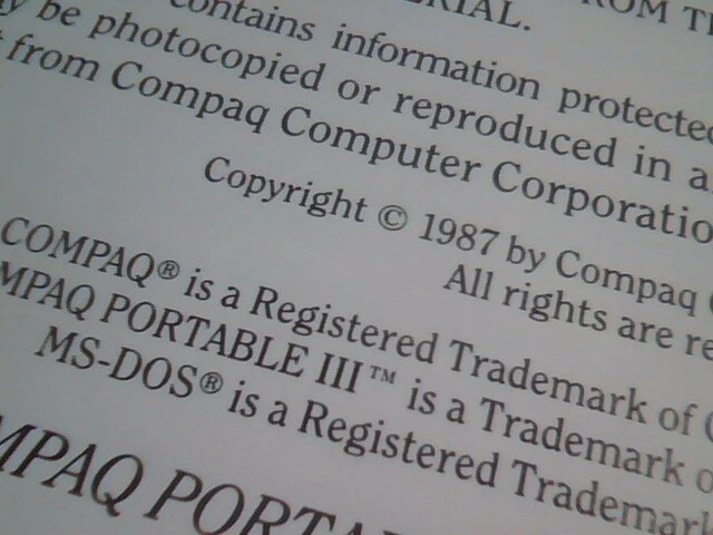 Rare Vintage - Compaq Operations Guide - Portable III 3 Personal Computer - image 4