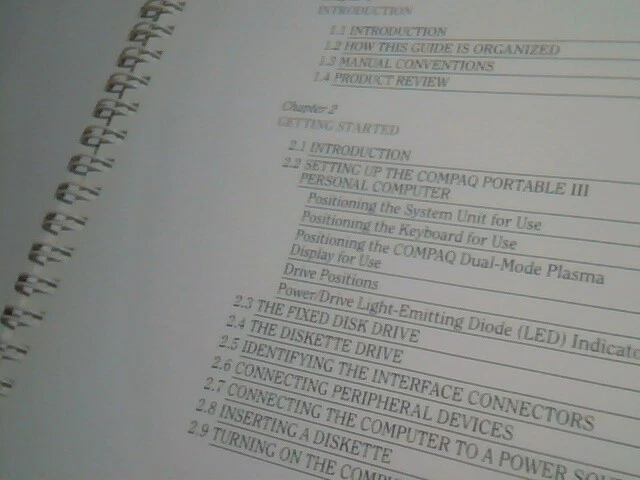 Rare Vintage - Compaq Operations Guide - Portable III 3 Personal Computer - image 7