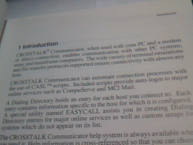 User's Manual Guide + floppy disk - Crosstalk Communicator by DCA - image 3