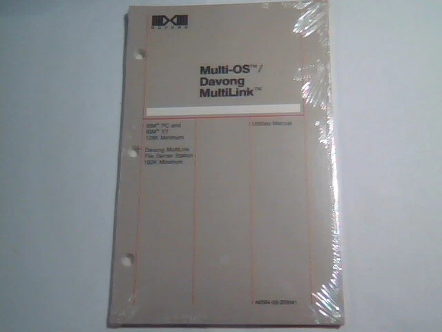 User's Guide - Davong Multi-OS MultiLink Utilities Manual File Server Station