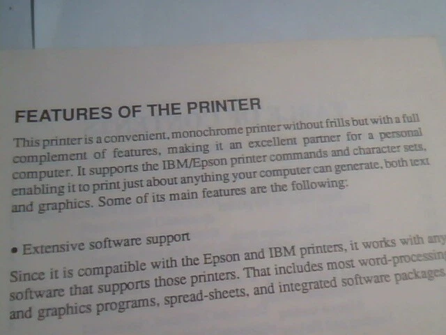 User's Manual Guide - NX-1001 Multi-font Dot Matrix Printer Star Micronics - image 5