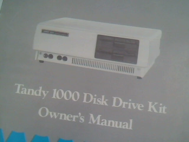 Tandy 1000 Floppy Disk Drive Kit - Owner's Manual - image 2