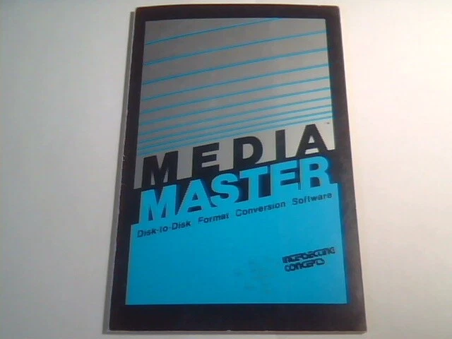 User's Manual Guide - Media Master Disk-to-disk conversion Intersecting Concepts