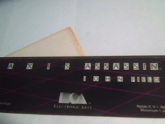Axis Assassin game by John Field Electronic Arts - floppy disk Apple ii ii+ iie - image 2