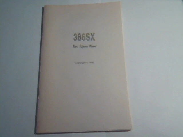 User's Guide Manual - JCP 386SX-16 computer