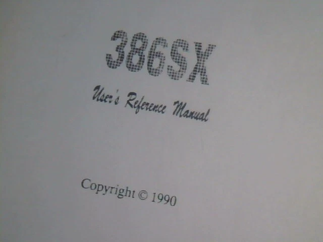 User's Guide Manual - JCP 386SX-16 computer - image 2