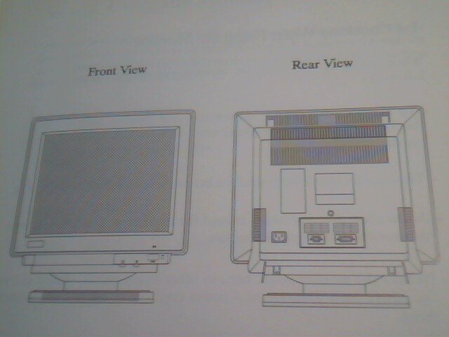 User's Guide Manual CTX CPS-1760 1760F 1760DF 17" color monitor multi-frequency - image 6