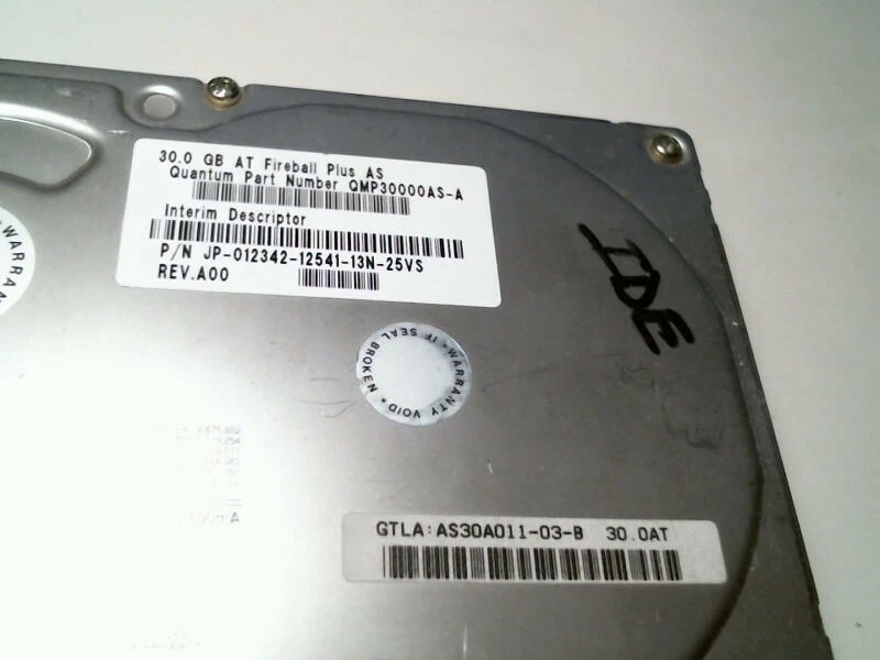 IDE Hard Disk Drive Quantum Fireball Plus AS AS30A011-03-B 60GB QMP30000AS-A - image 2