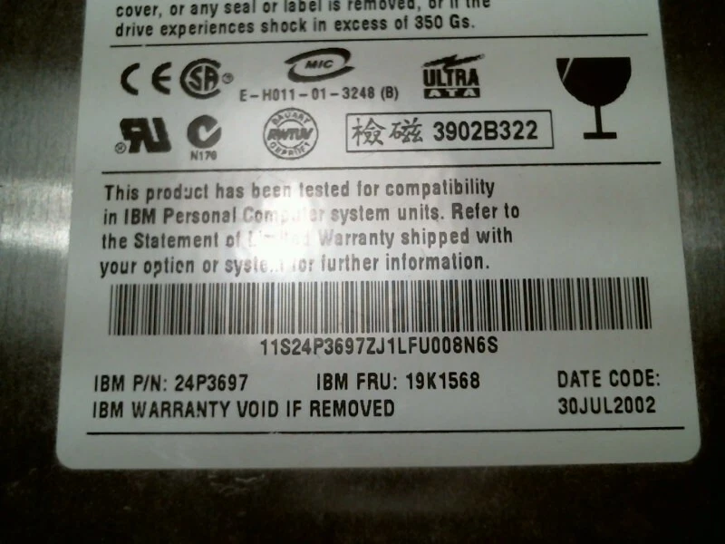 IDE Hard Disk Drive Seagate Barracuda ATA IV ST340016A 9T6002-076 100165536 - image 3