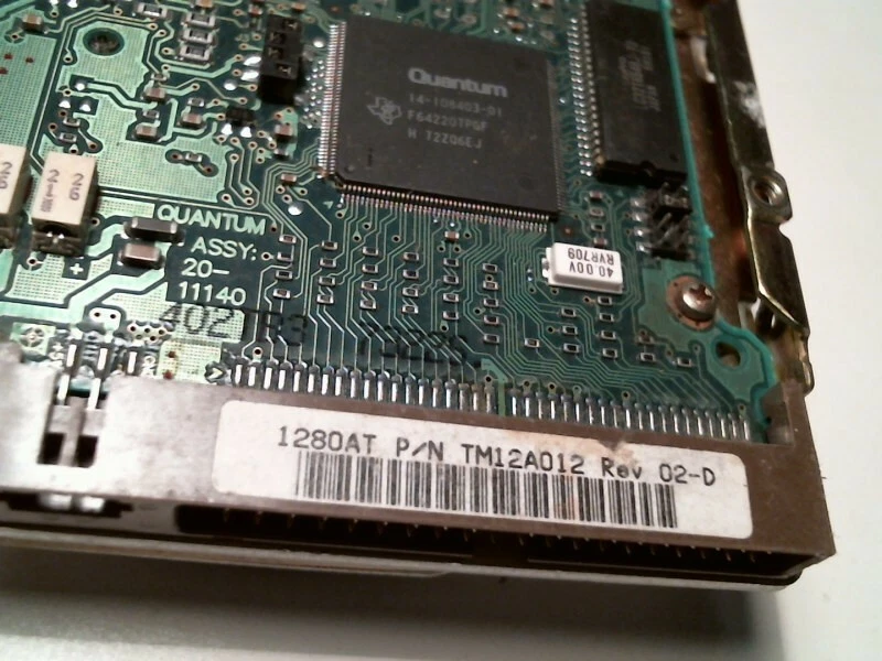 IDE Hard Disk Drive Quantum Fireball TM10A101 TM12A012 02-D 02-A - for parts - image 3