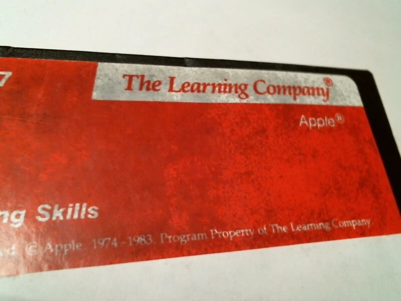 5.25" floppy disk - The Learning Company Reader Rabbit V1.4 Apple1984 - image 3