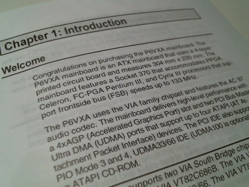 User's Guide Manual + CD - P6VXA Mainboard ATX version 1.0 - image 5