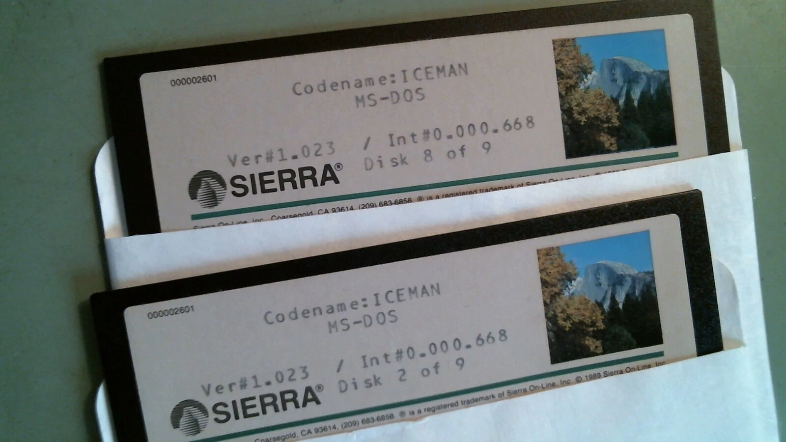 Sierra Codename: Iceman MS-DOS game Ver 1.023 - 5.25" floppy disks - image 3