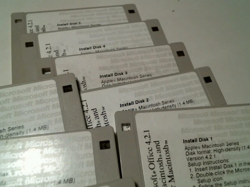 Microsoft Office 4.2.1 Macintosh Power Mac Apple - 3.5" floppy disks - image 4
