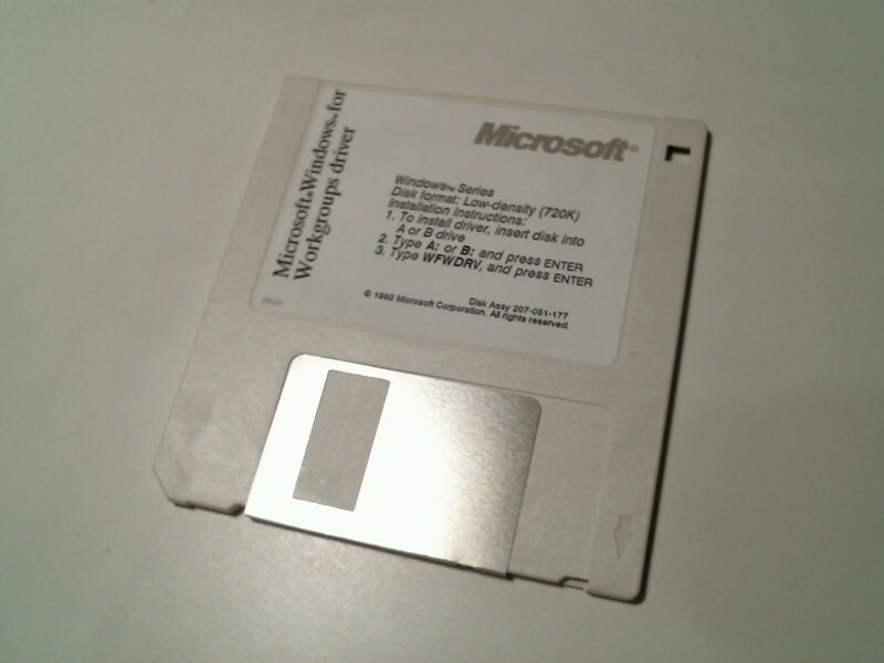 Microsoft Windows for Workgroups Driver low density 720K - 3.5" floppy disk - image 2