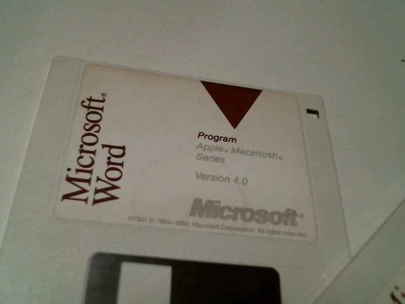 Microsoft Word Utilities and Program Version 4.0 Apple Mac - 3.5" floppy disks - image 4