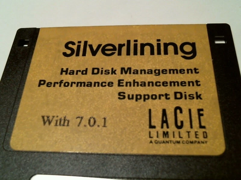 Silverlining Hard Disk Management Enhancement Support Lacie V 7.0.1 floppy disk - image 2