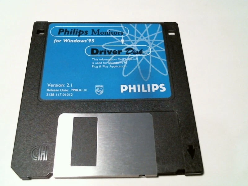 Philips Monitor Windows 95 Driver Ver 2.1 1998 plug n play - 3.5" floppy disk - image 3