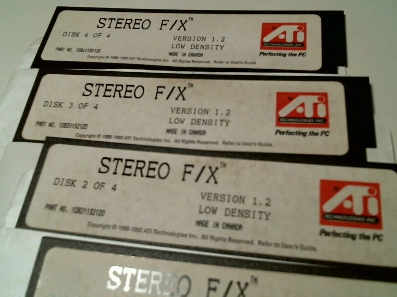 ATI Stereo F/X Version 1.2 Low Density 10811132120 - 5.25" floppy disks - image 3