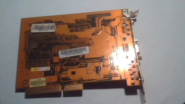 AGP Video Graphics Card ASUS AGP-V3000 v1.00 nVidia Riva 128 4MB composite A/V - image 3