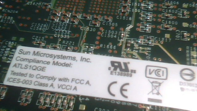 SUN ATLS1QGE 501-7606-03 rev50 QUAD 4 PORT GIGABIT ETHERNET ADAPTER PCIE - image 4