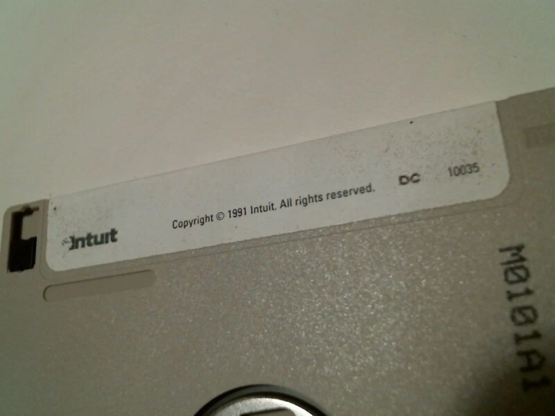 Quicken Version 5.0 Install IBM low density Intuit - 3.5" floppy disk - image 3