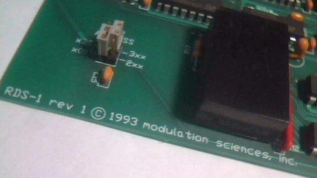RDS-1 Modulation Sciences Inc 8-bit ISA Interface card vintage FM subcarrier - image 4