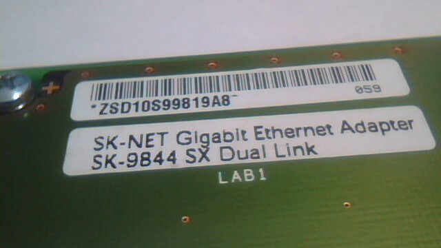 SysKonnect SK-9844 SK-NET GE-SX Dual Link Fibre Fiber XaQti XQ11800FP PCI PCI64 - image 6