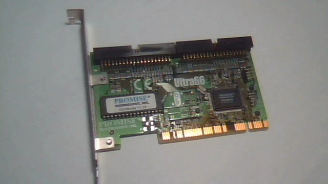 Promise Ultra66 V1.14 9841-00 revA1 Dual IDE PCI Controller Card DELL TW-03544T