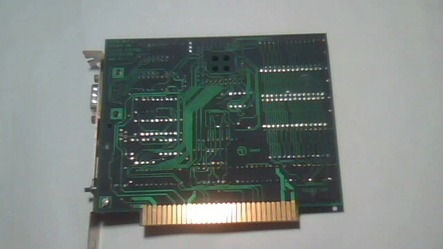 TELCOR T/PORT PC/XT 8bit ISA Serial Comms card vintage 9pin 115kbps - image 2