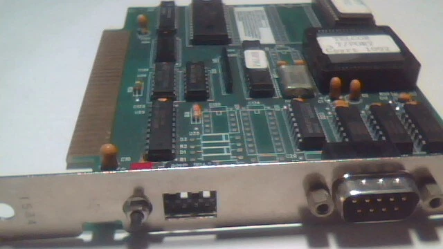 TELCOR T/PORT PC/XT 8bit ISA Serial Comms card vintage 9pin 115kbps - image 4