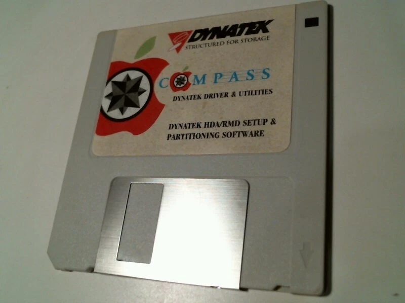 Dynatek Compass Driver and Utilities HDA/RMD setup - 3.5" floppy disk