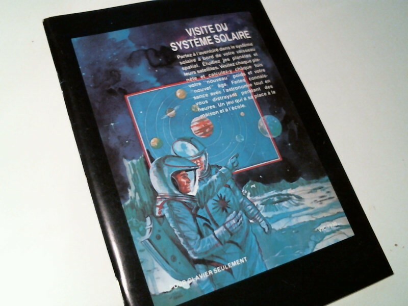 Vintage Game Manual - Visible Solar System VIC-20 Commodore - French English - image 3