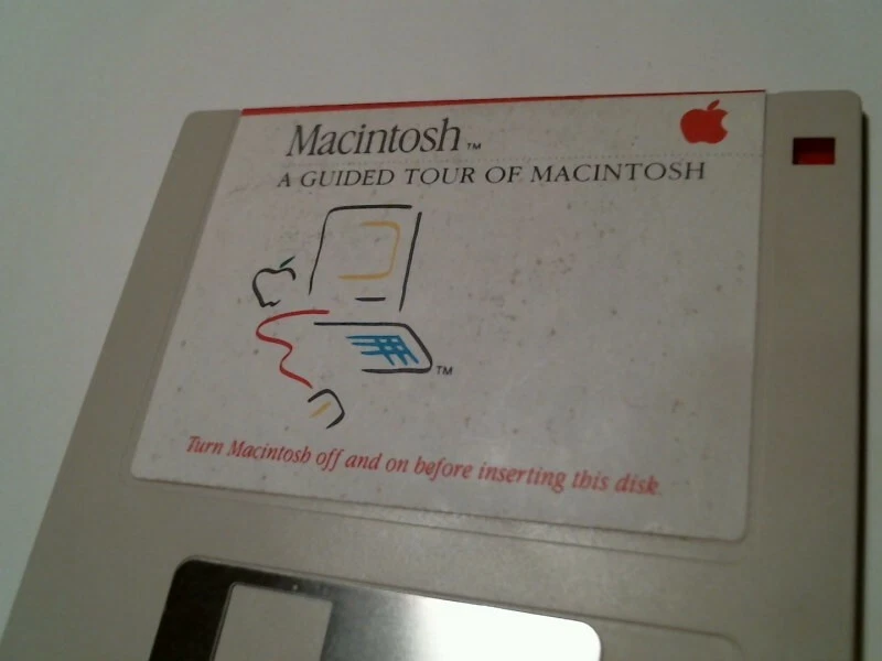 A Guided Tour of Macintosh Apple 1984 low density - 3.5" floppy disk - image 2