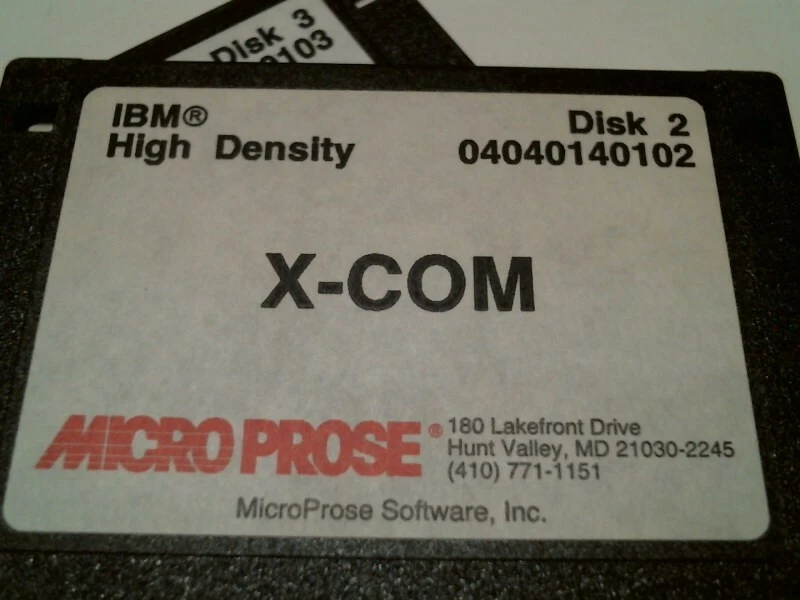 Micro Prose X-COM IBM UFO: ENEMY UNKNOWN V1.2 1994 game on 3.5" floppy disks - image 3