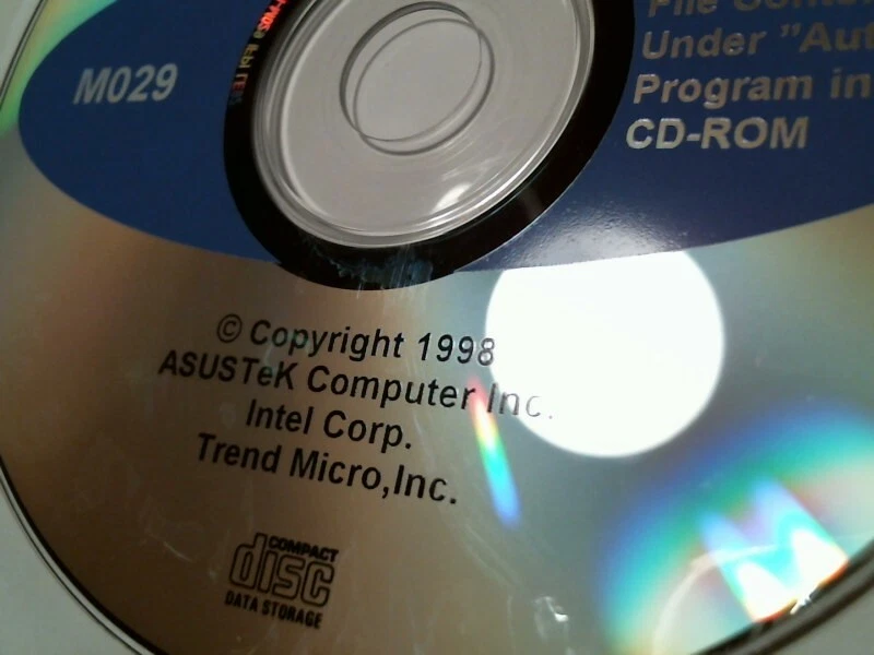 CD - ASUS P2B 440BX AGPset Mainboard Support Intel LANDesk PC-cillin - image 2