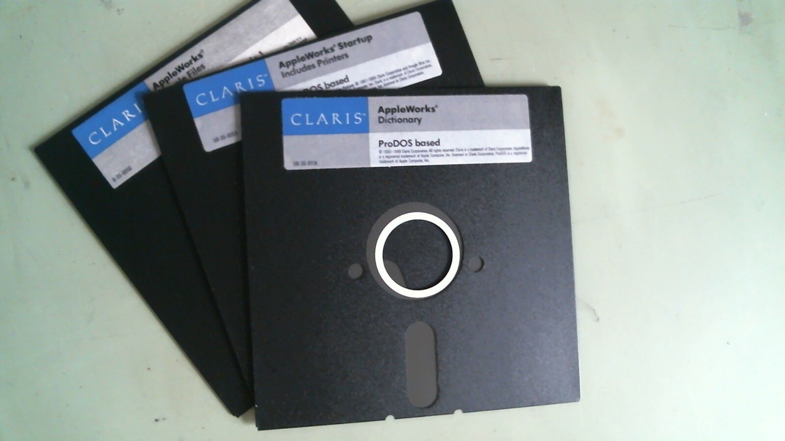 Claris AppleWorks Program Spreadsheet Startup Sample Files- ProDOS 5.25"