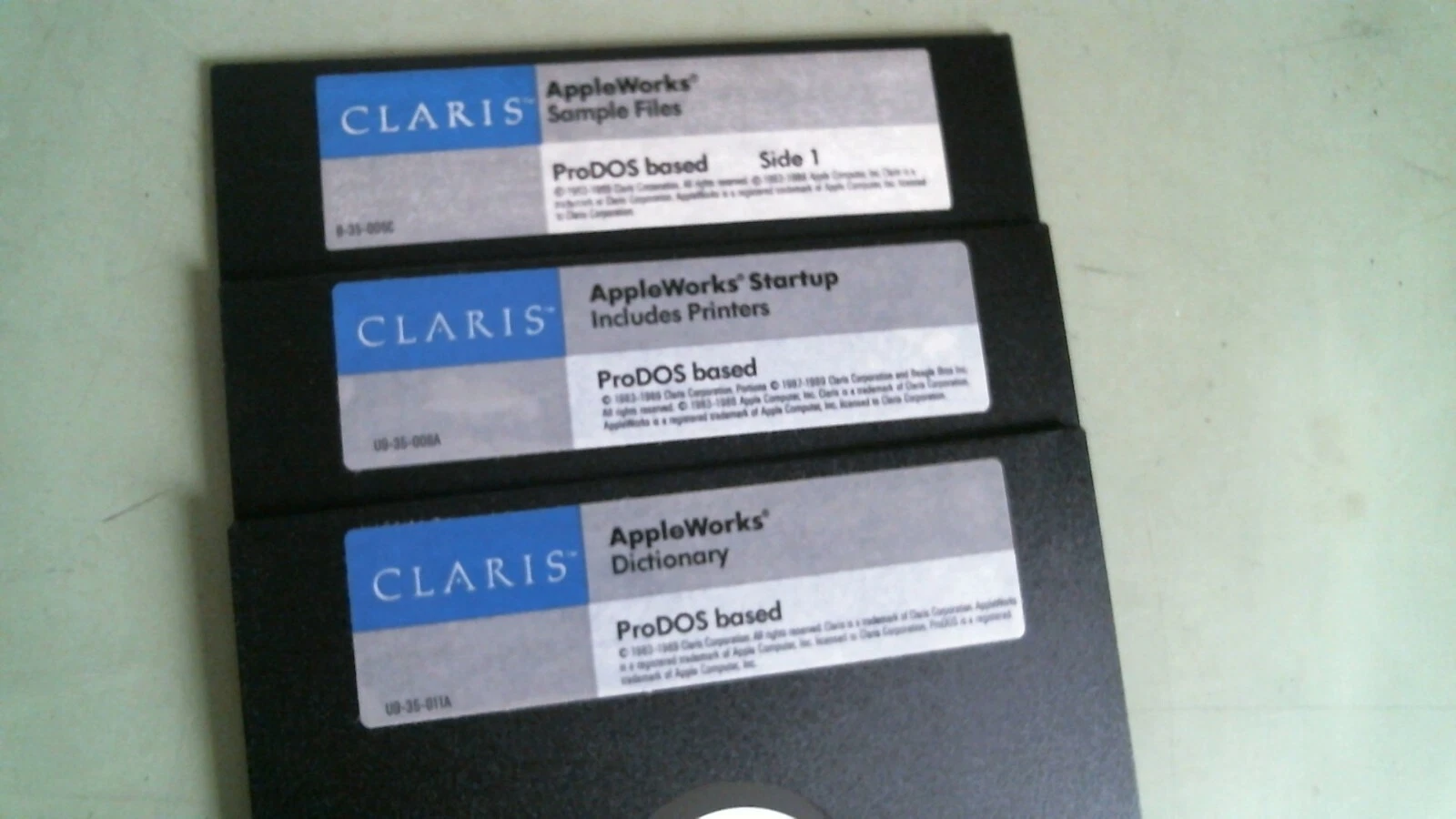 Claris AppleWorks Program Spreadsheet Startup Sample Files- ProDOS 5.25" - image 2