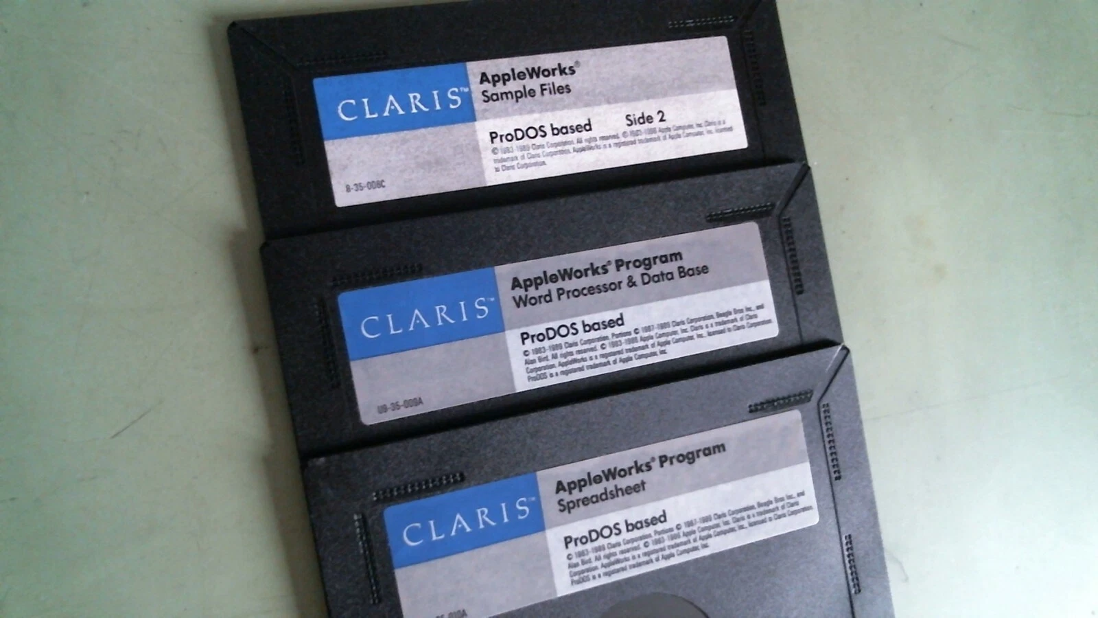 Claris AppleWorks Program Spreadsheet Startup Sample Files- ProDOS 5.25" - image 3