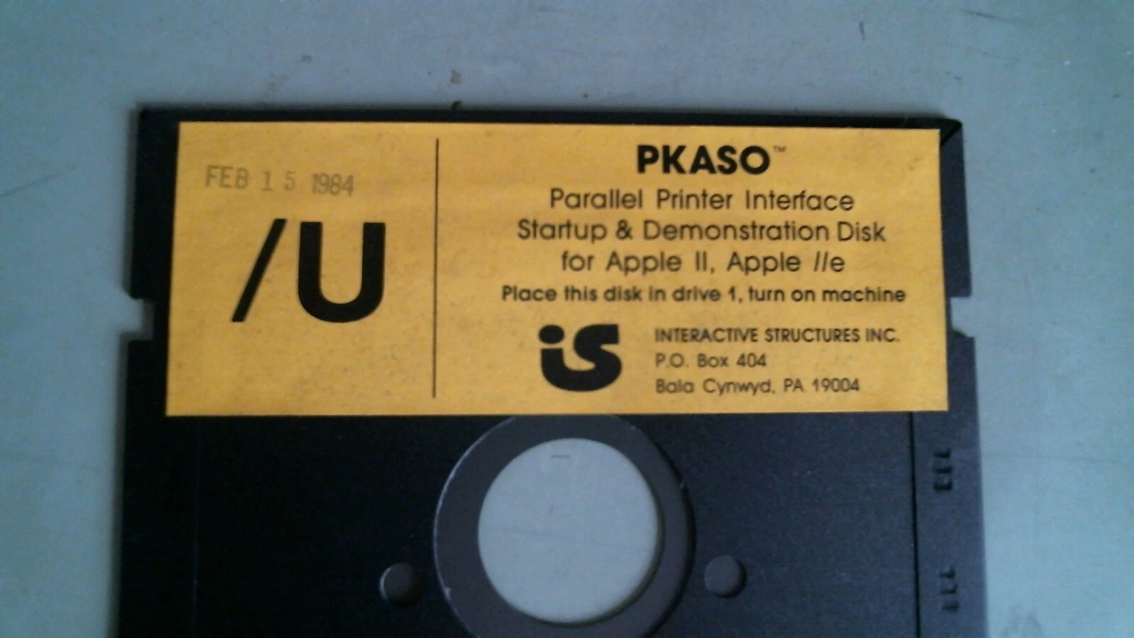 PKASO Parallel Printer Interface Startup Installation for Applie II IIe 5.25" - image 2