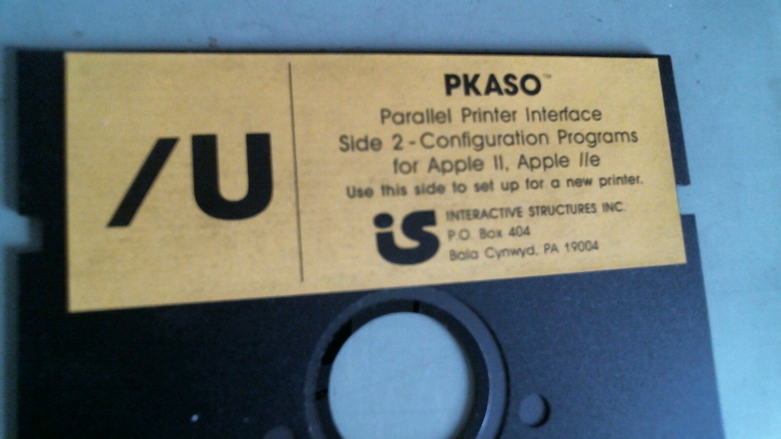 PKASO Parallel Printer Interface Startup Installation for Applie II IIe 5.25" - image 3