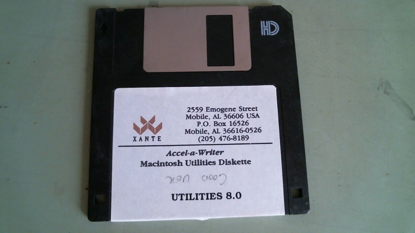 Xante Accel-a-Writer Macintosh Utilities Diskette 8.0 - 3.5" floppy disk