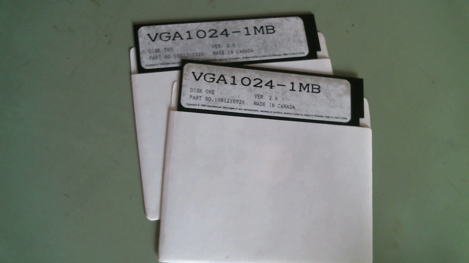 VGA VGA1024-1MB Ver 2.6 1081210926 - 5.25 floppy disks