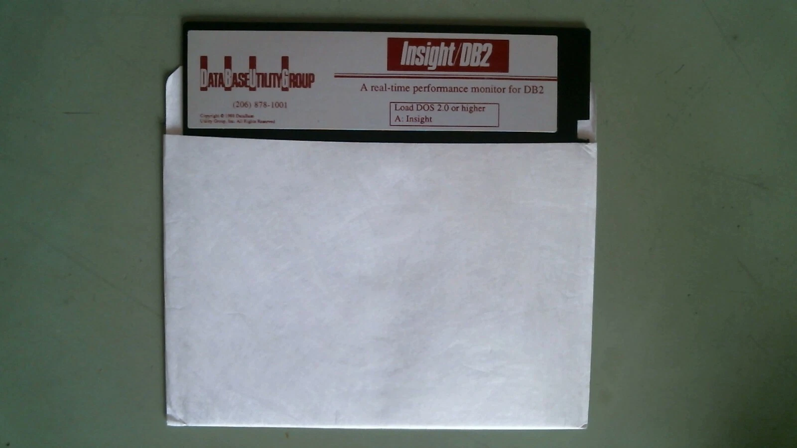 Insight DB2 performance monitor Database Utility Group - 5.25 floppy disk