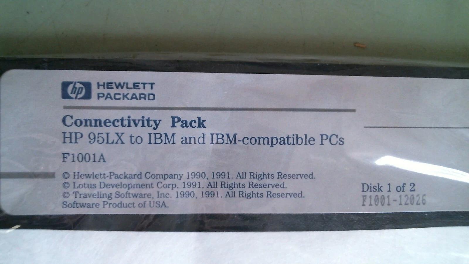 STILL SEALED Hewlett Packard Connectivity Pack HP 95LX IBM - 5.25 floppy disks - image 2