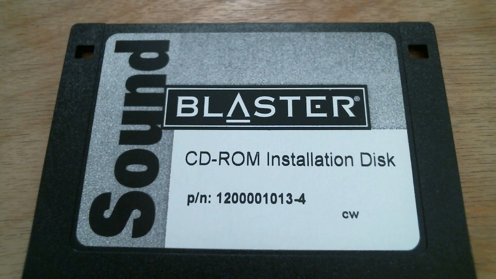 Sound Blaster CD-ROM Installation Disk 1200001013-4 - 3.5" floppy disk - image 2